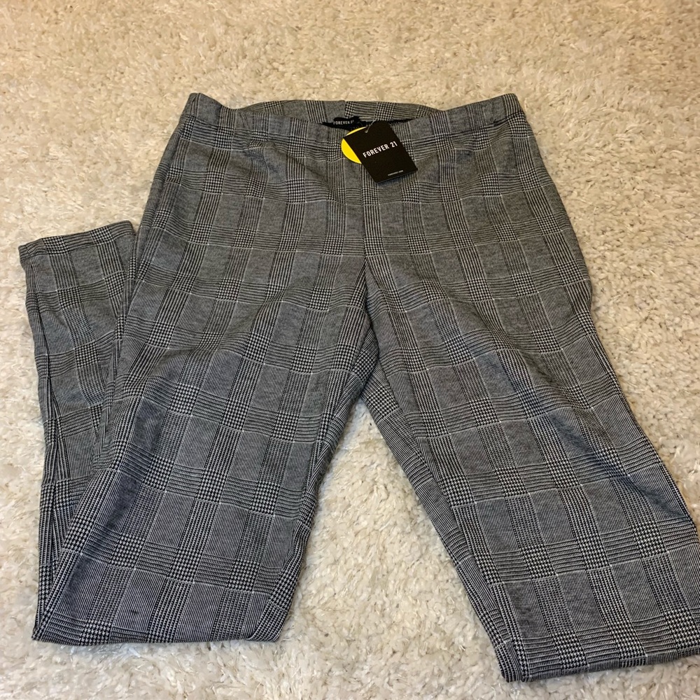 Forever 21 Plaid leggings